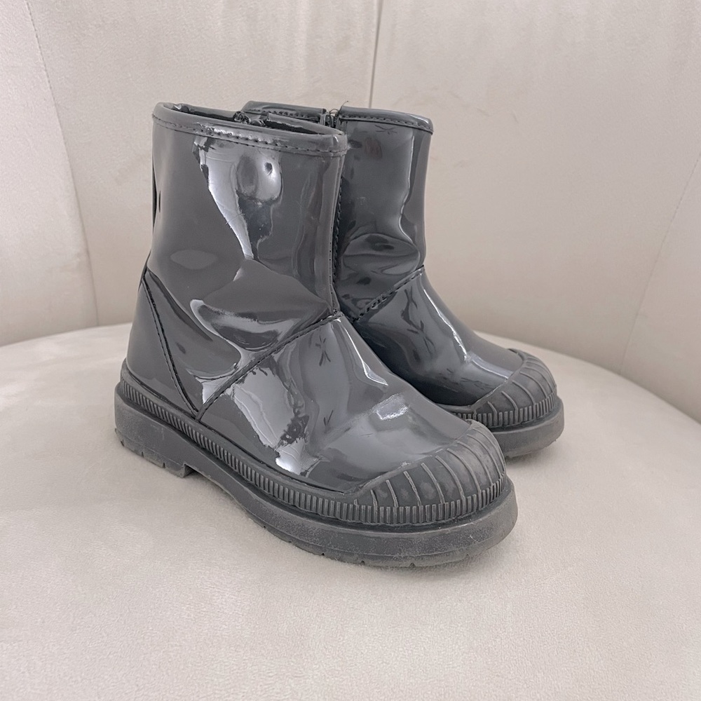 Zara Toddler Waterproof Boots with Rubber Toe - Size 7